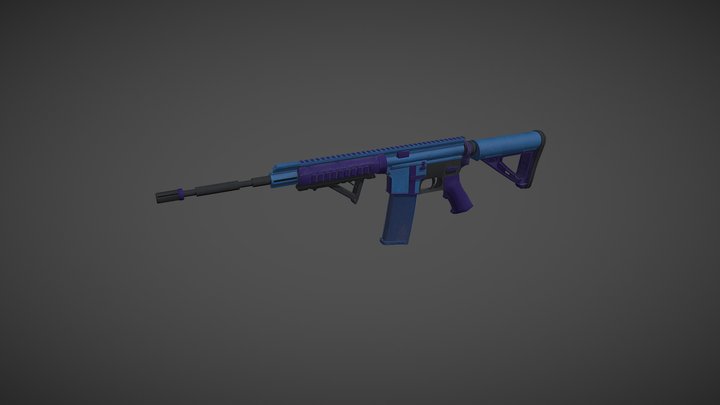 pistolet 3D Model