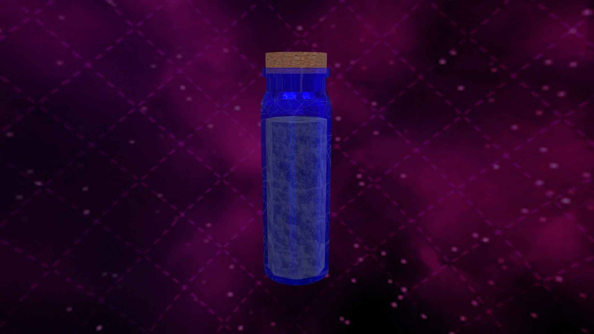 Vintage Cocaine Bottle FREE Low Poly
