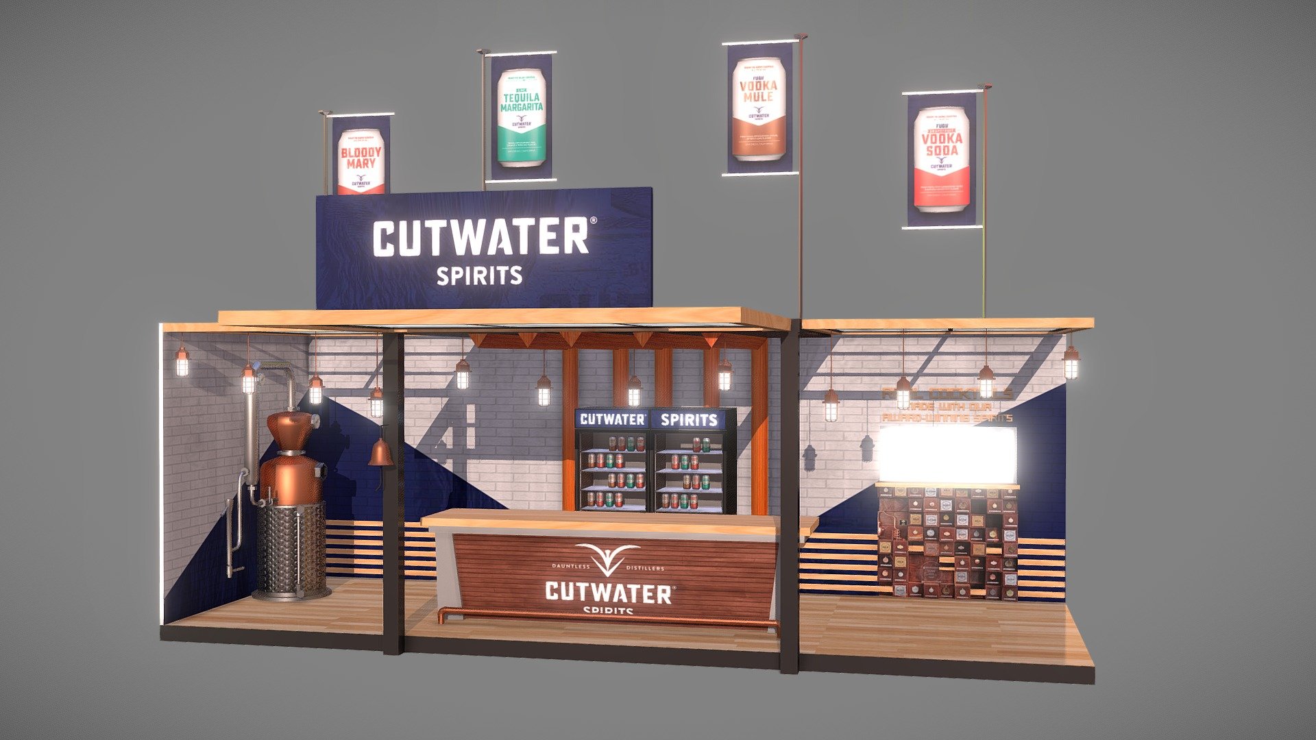 Cutwater Stand - 3D Model By IceboxProductions [2195b01] - Sketchfab