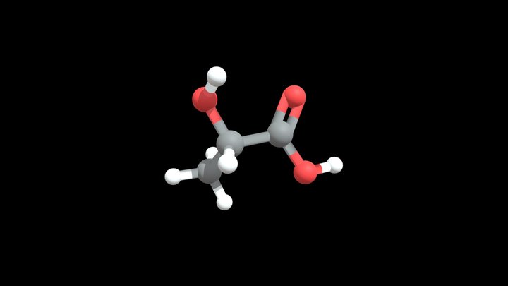 Lactic Acid – Modello 3D gratuito STL
