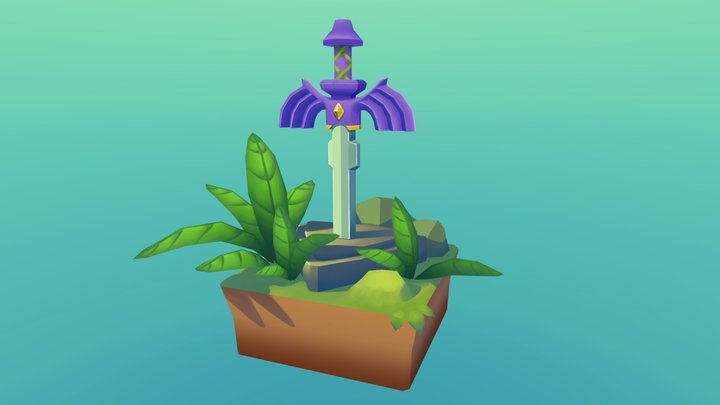 masterSword 3D Model