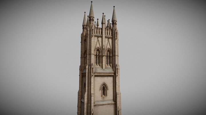 Victorian Gothic Tower 3D Model