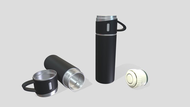 Realistic Thermos Different Colors 3d Hiking Flasks With Plastic Handles  Travelling Tea Coffee Bottles Hot Drinks Containers Stainless Package For  Hot Beverages Utter Vector Set Stock Illustration - Download Image Now -  iStock