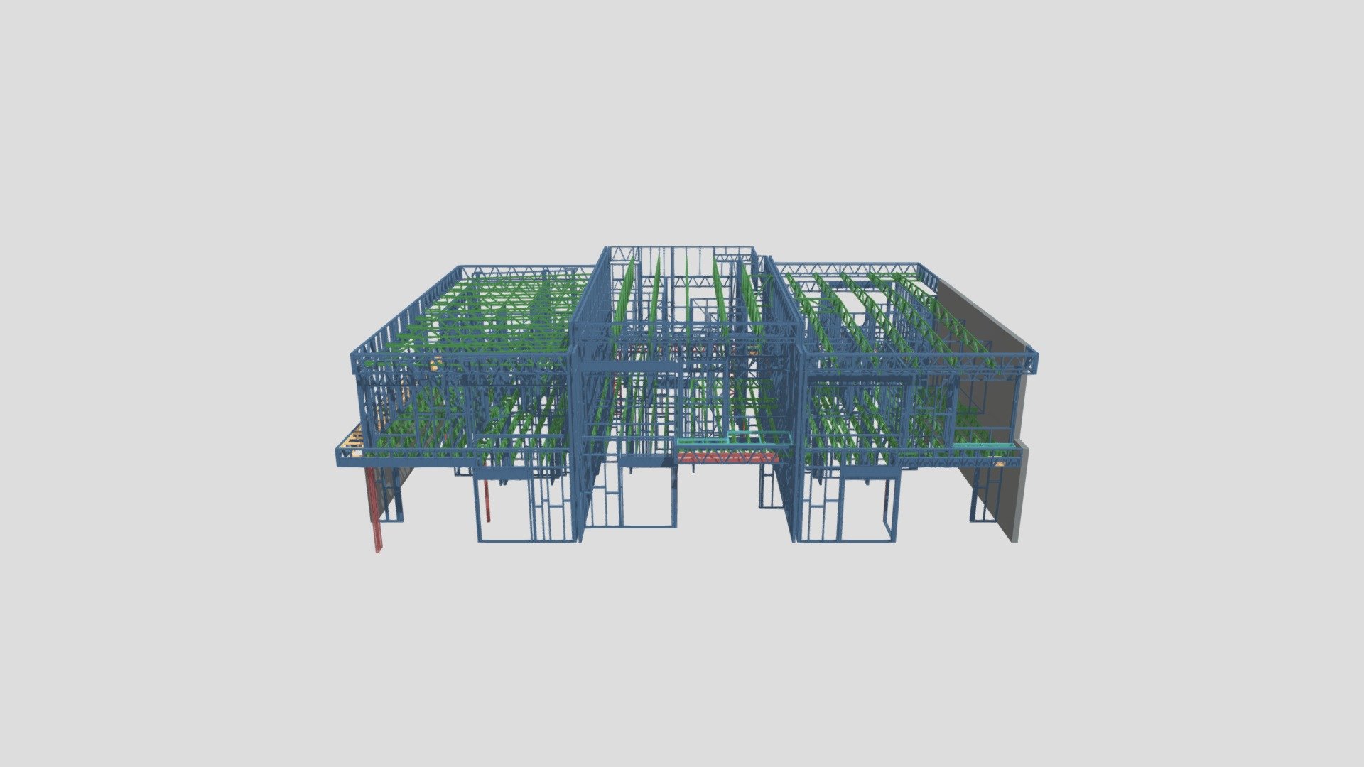 4884 - Building B - 3D Model By Australian Framing Solutions ...