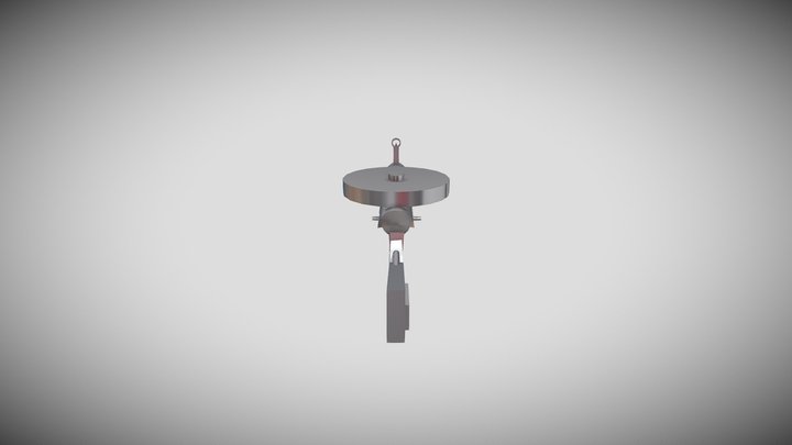 Plate Gun Messy Bullets 3D Model