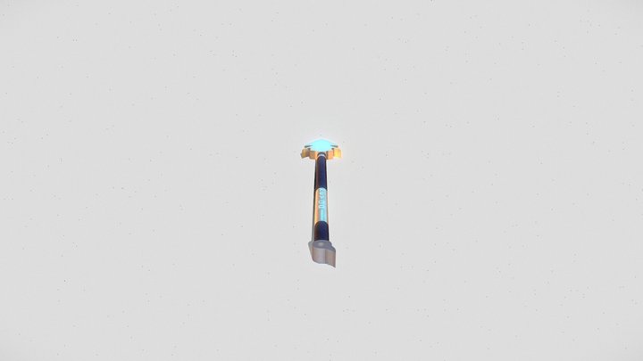 Desert Obsidian Spear 3D Model