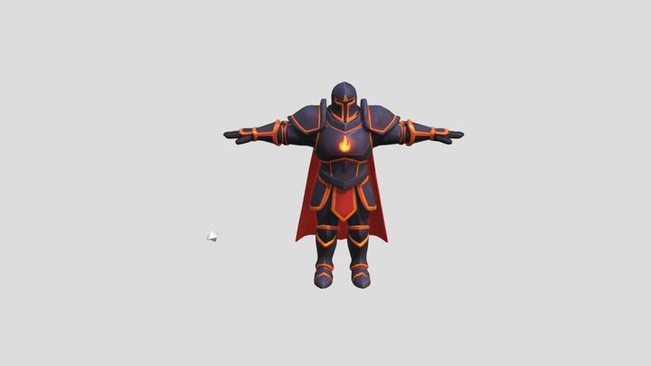 Emberbound Knight 3D Model