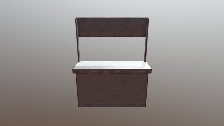 Drinks Stand 3D Model