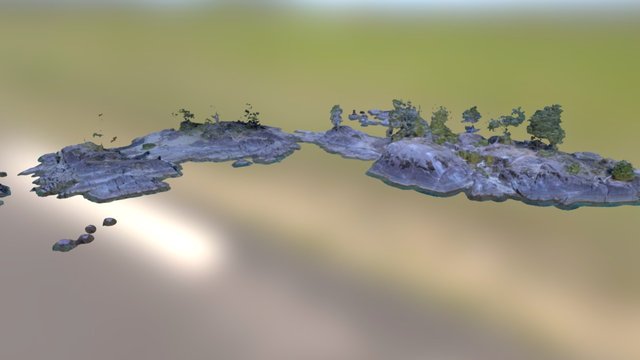 Rocky Islands 3D Model