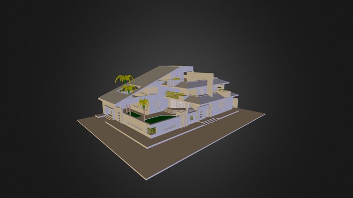 PRIVATE VILLA 3D Model