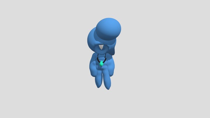 Chatterbaby (RIGGED) 3D Model