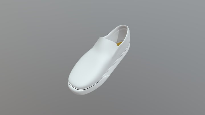 Stylish 3D Casual Shoe Model