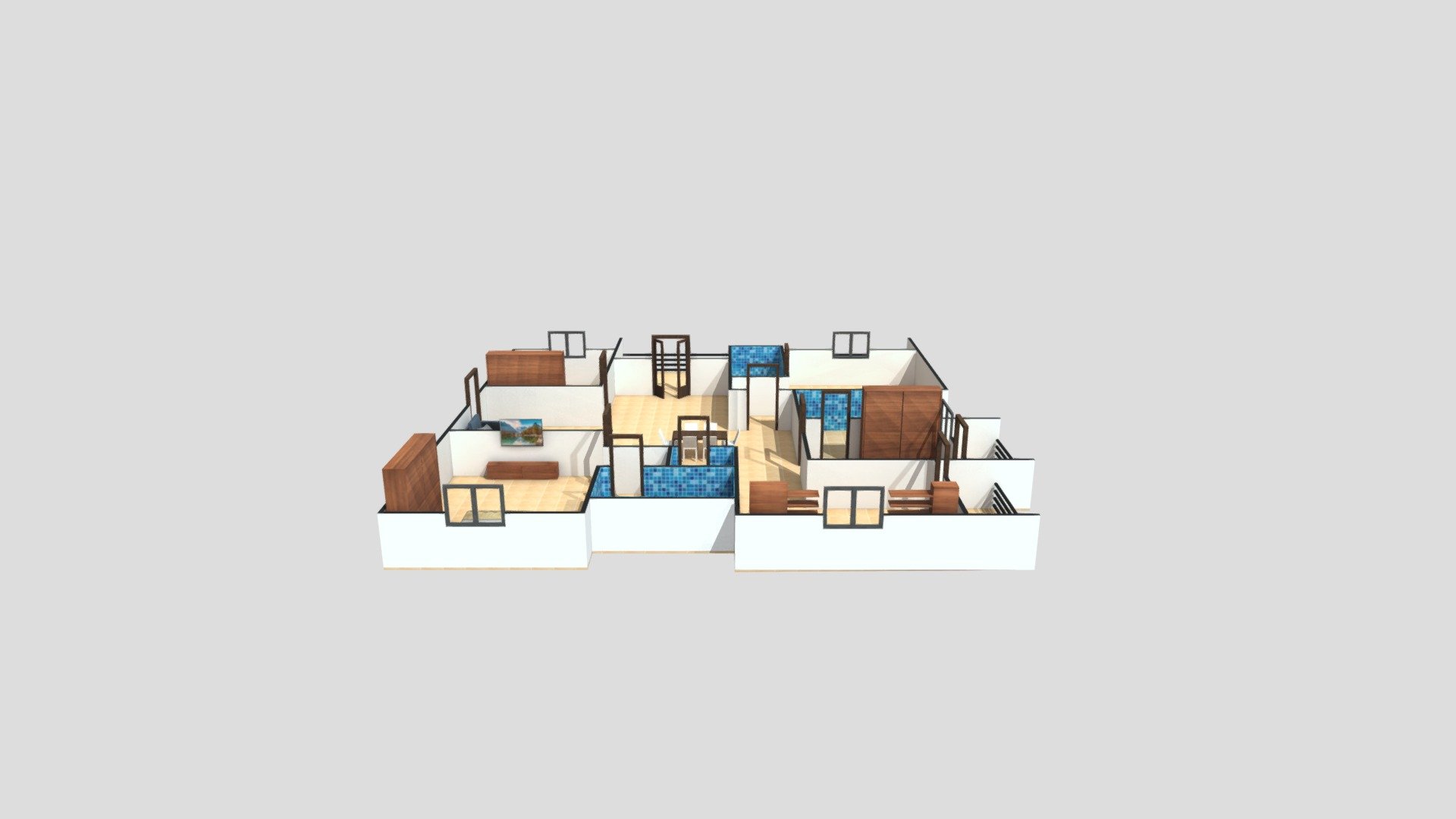 4 BHK ULTIMA UNIT 3 R 3