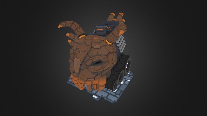 Juggernaut Tank 3D Model