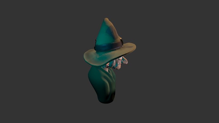 witch 3D Model