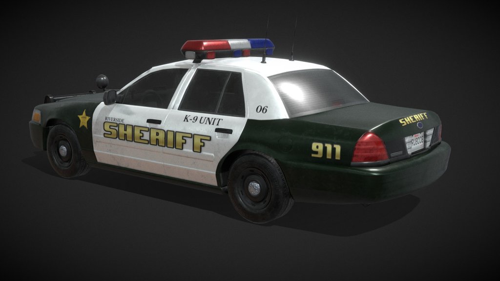 2001 CVPI Sheriff Game Prop