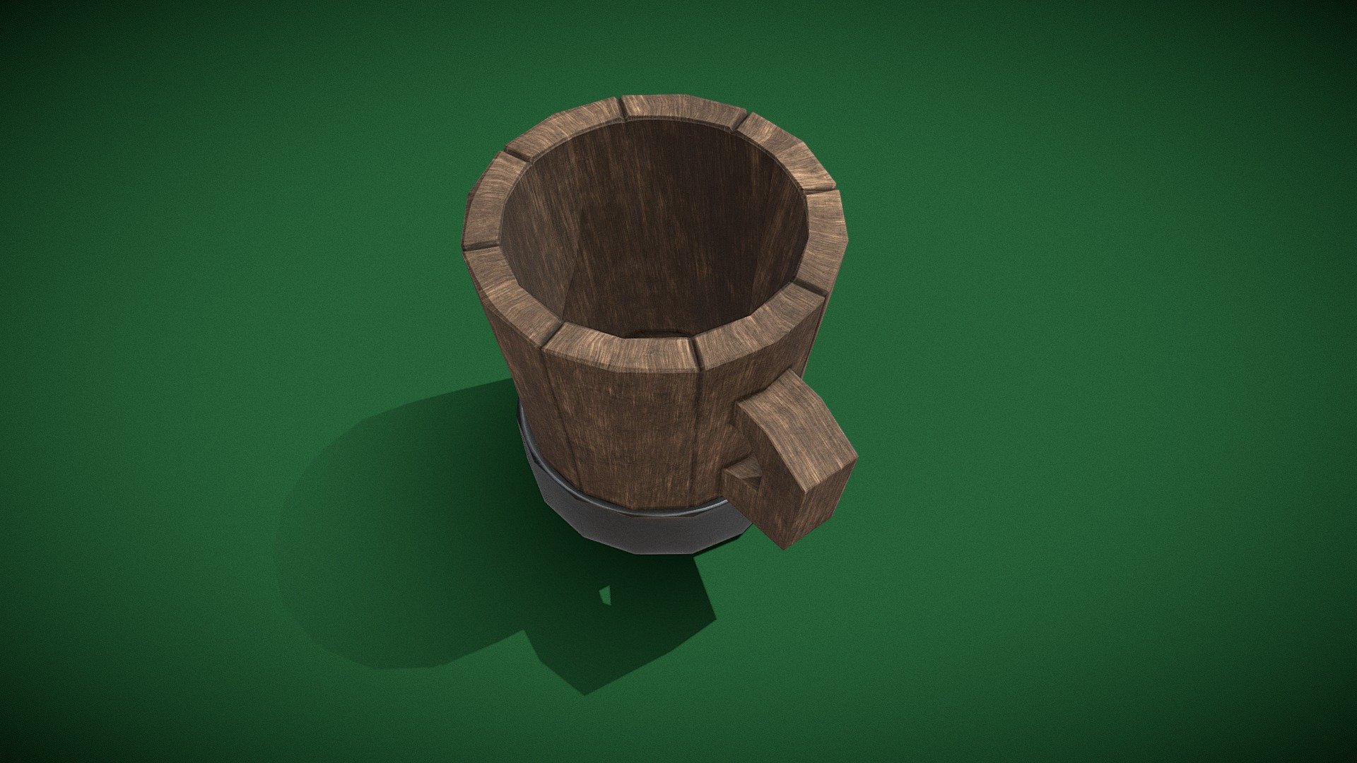 low-poly Beer Mug