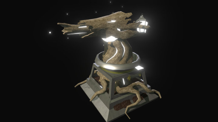 Sentry Gun - Dark Forest 3D Model