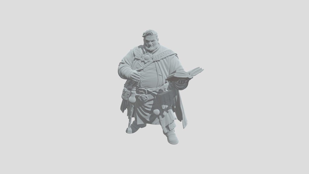 Dwarf Wizard and the Luminous Tome