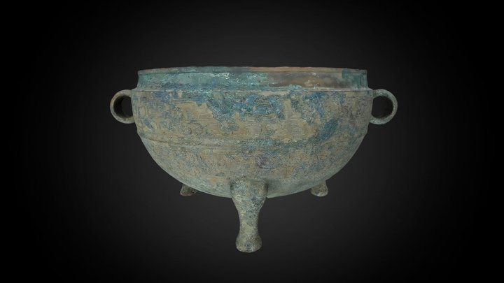 Vessel with Cover (base), 5th-4th century BCE – Free 3D Model STL