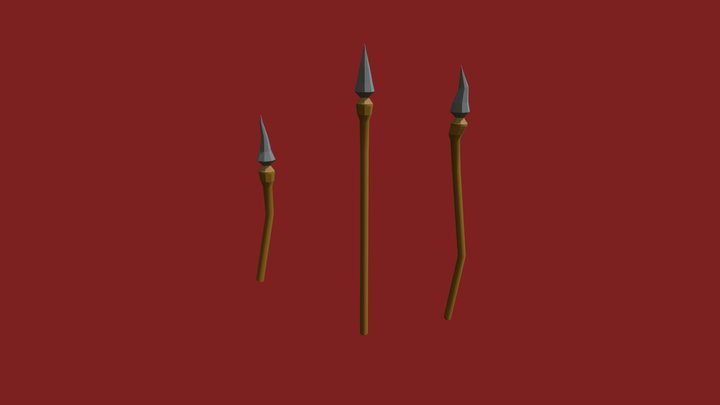 Spear assets 3D Model