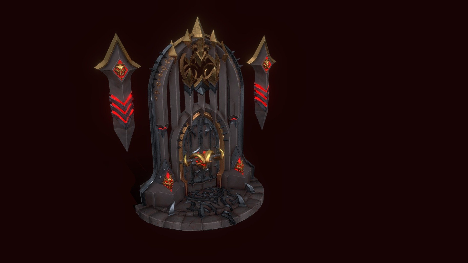 Fanmade Darksiders Moloch gate - 3D model by Gatto (@WildFoxMan ...