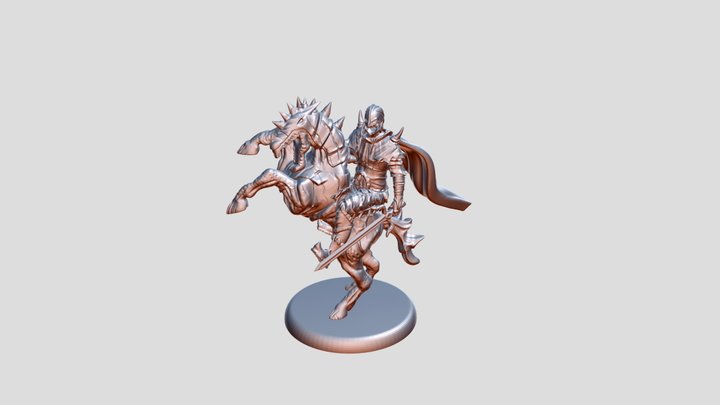 Haunted Horseman Tabletop Figure 3D Model