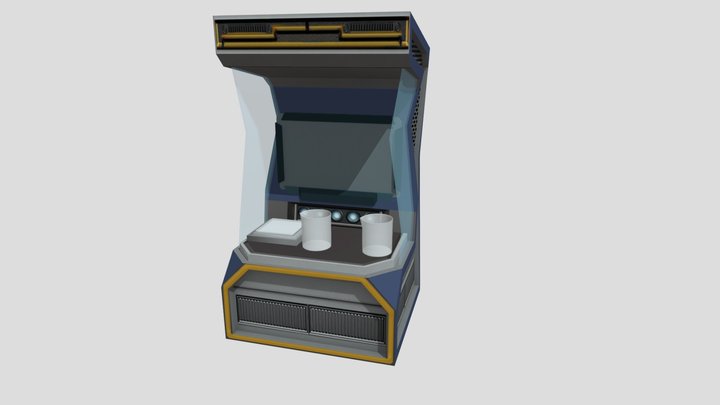 Game Station 3D Model