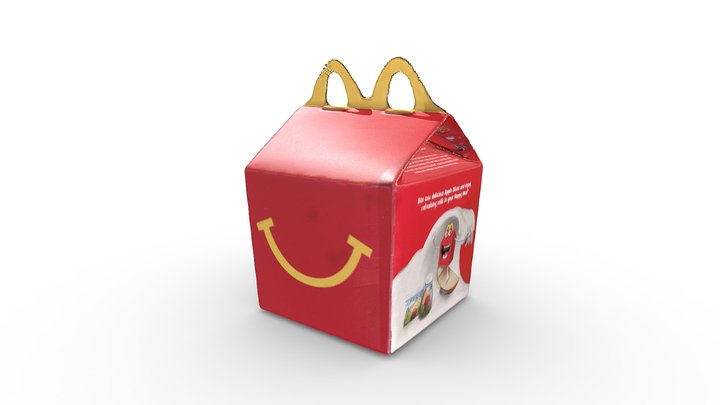 McDonald's Happy Meal Box 3D Model