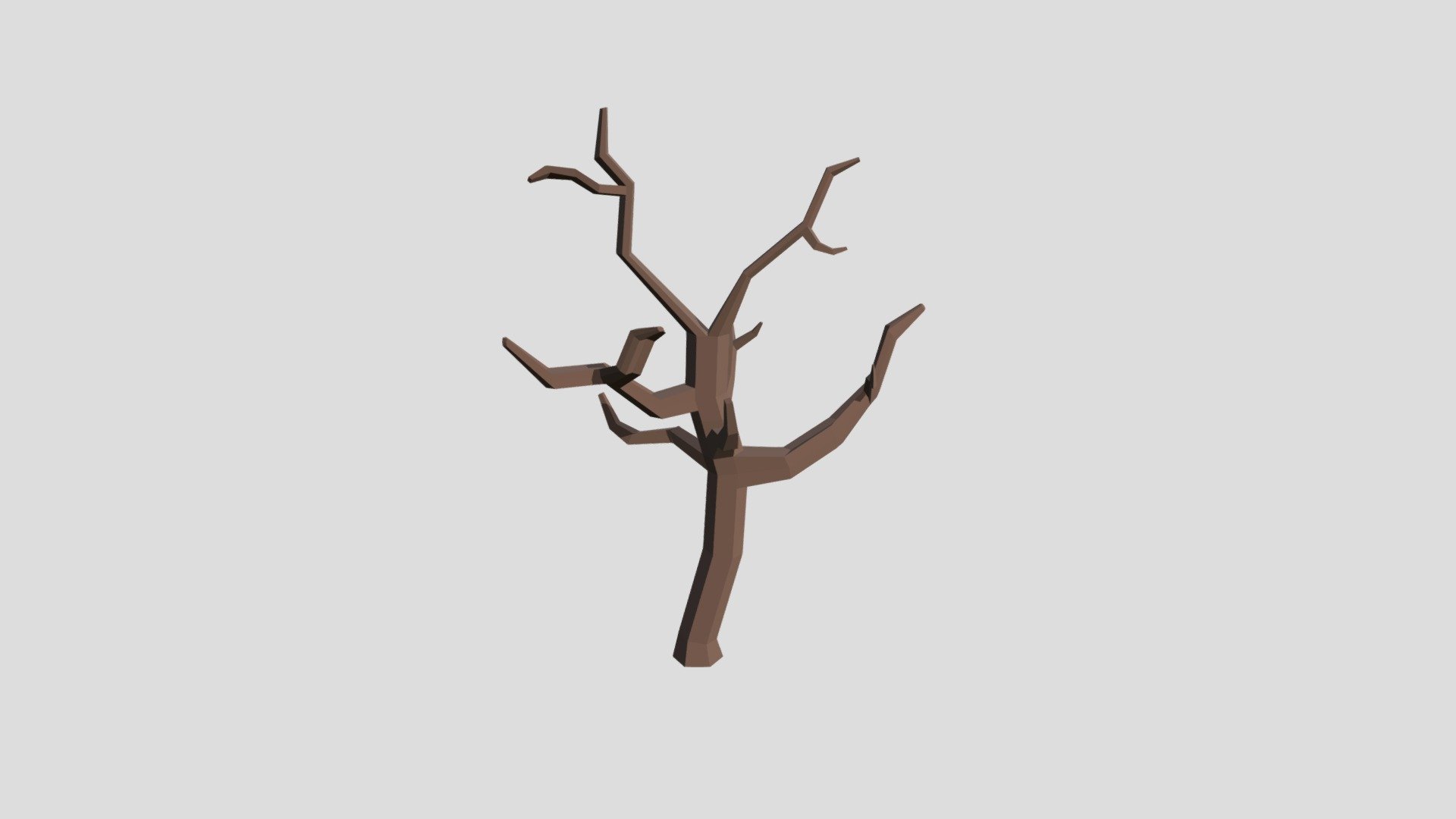 Low Poly Tree No Leaves Download Free 3d Model By Jjellis1027 [21a2fc6] Sketchfab