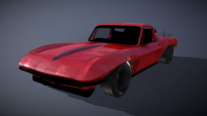 Corvette Stingray CPD 3D Model