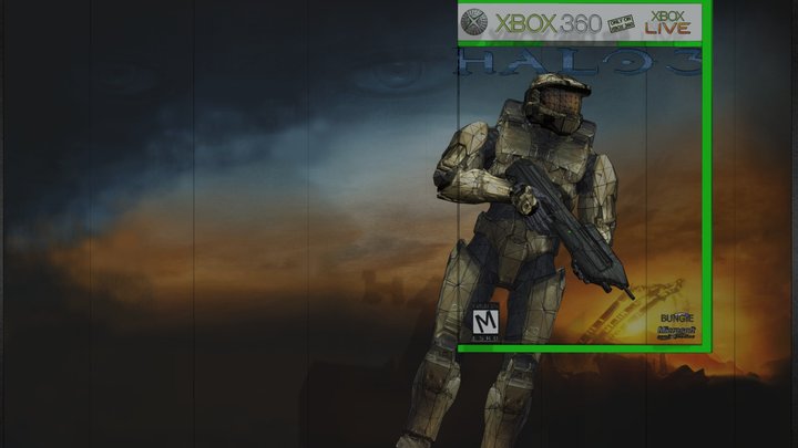 Halo 3: 2007 game case