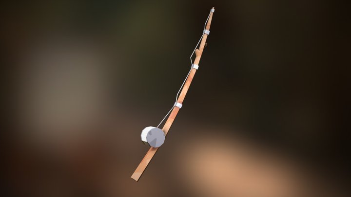 Stick Fishing Rod [#1] 3D Model