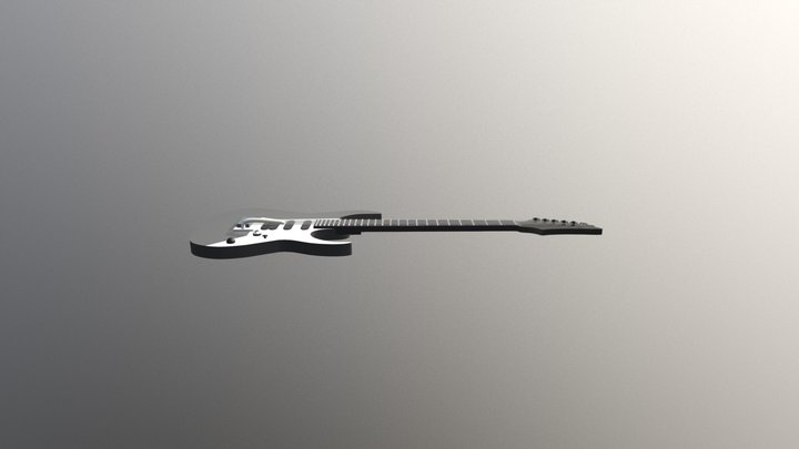Electric guitar 3D Model
