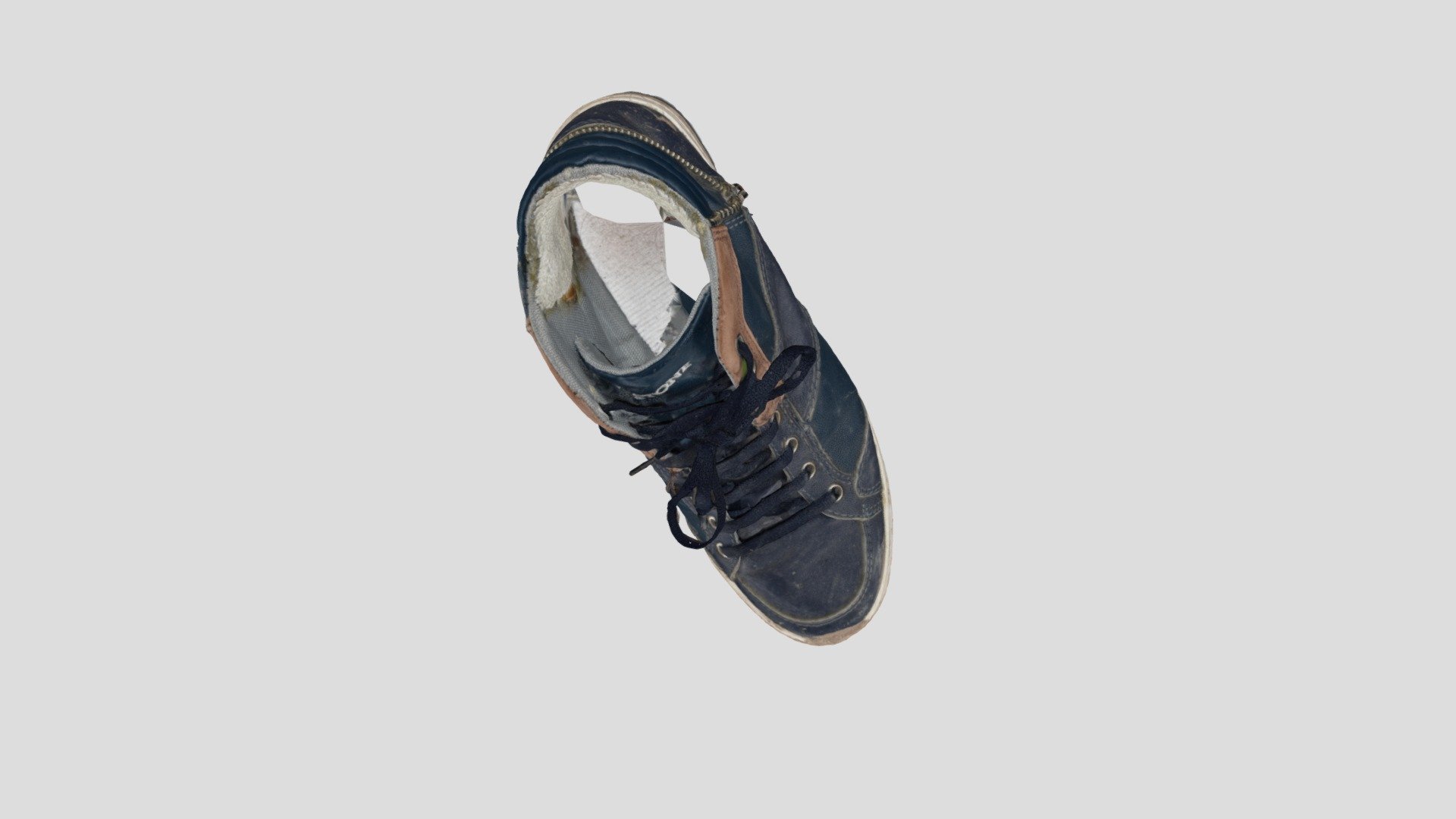 Zapatilla sin suela, sin fondo
