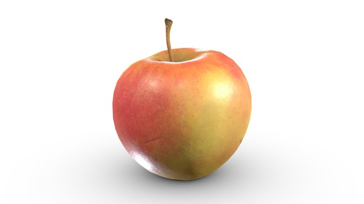 Apple (Game Ready / 2K PBR) – Gratis 3D-model STL