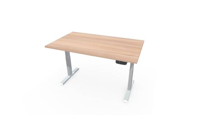 ProFlex Desk | Zit-Sta Bureau 140 x 80 cm - WOA 3D Model