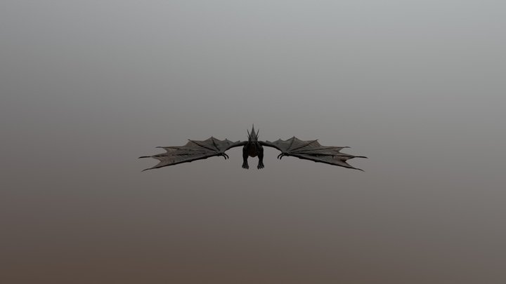 Ancient Dragon(Dark Souls 2) 3D Model