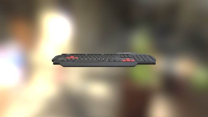 keyboard defender Warhead GK-1300 3D Model