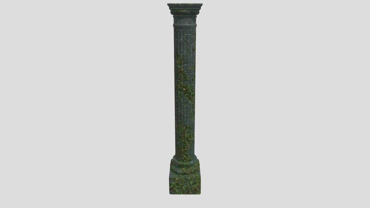 Roman Column 3D Model