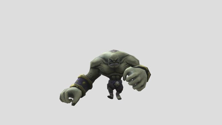 Chicken Gun - Zombie Hulk 3D Model