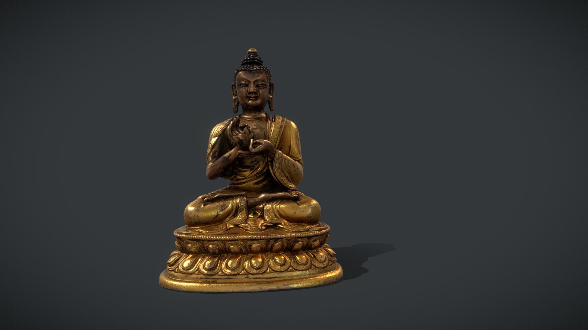 the statue of Buddha