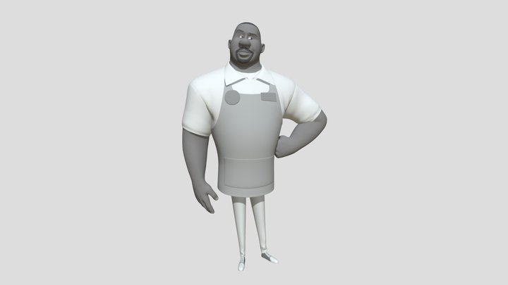 Alan Model 3D Model