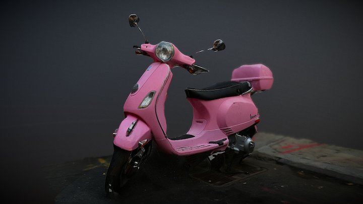 Pink Vespa – Modelo 3D gratuito STL