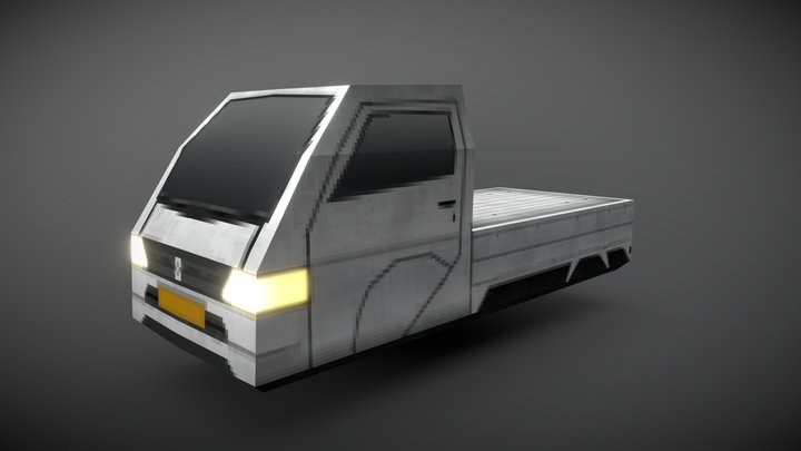 Low Poly AG Suzuki Carry 3D Model
