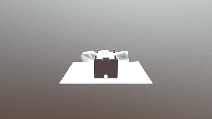 Temple For Game 3D Model