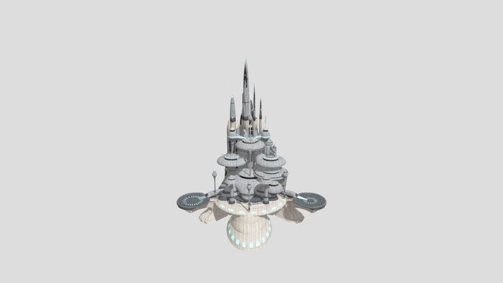 Organodron City 3D Model 3D Model
