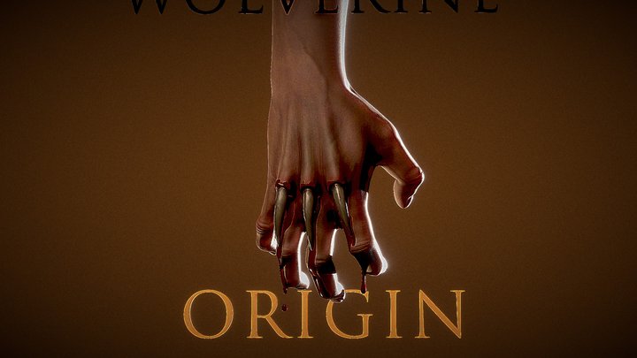 Wolverine Origin Cover 3D 3D Model