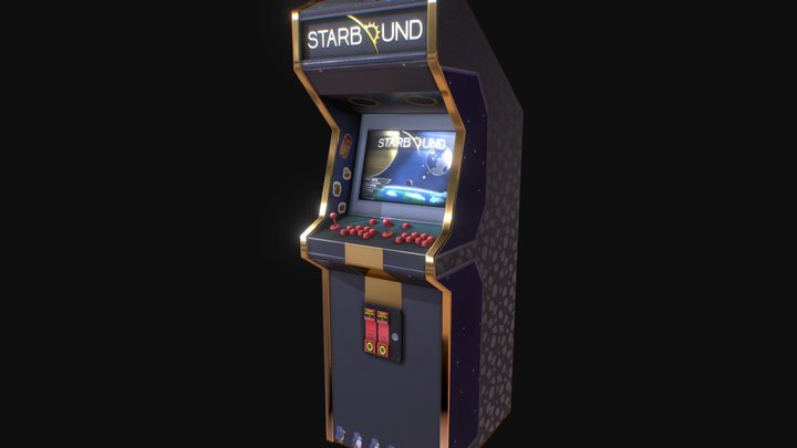 Starbound Arcade NEW by Alegre Nahiara 3D Model