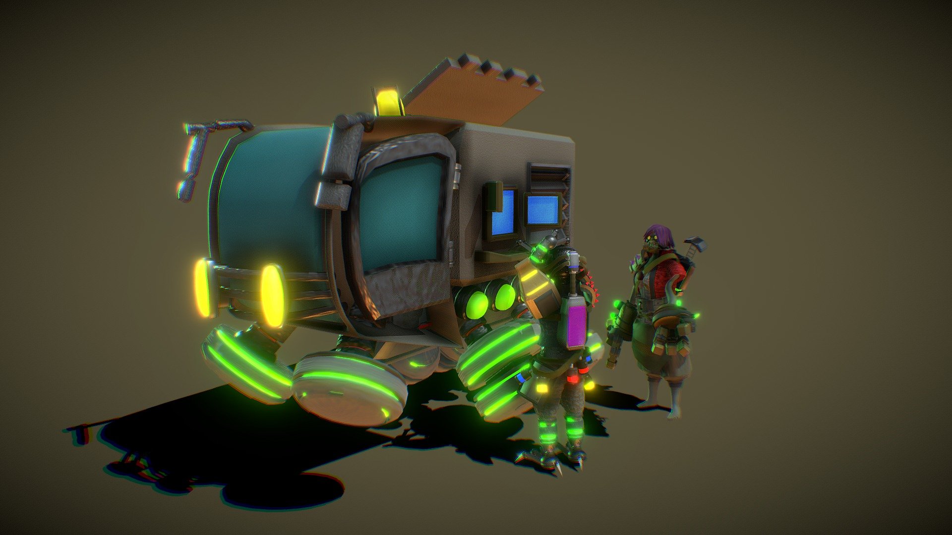 Stranded raiders